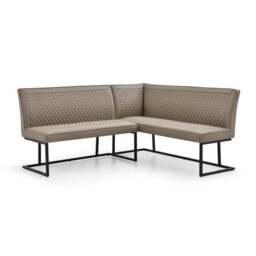 Indus Valley Athena Dining Table With an Athena Faux Leather Corner Bench - thumbnail 2