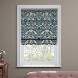 Strawberry Thief Velvet Made to Measure Roman Blind - thumbnail 3