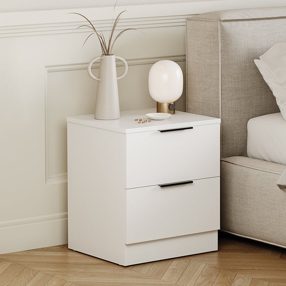 Hayes 2 Drawer Bedside Table - image 1