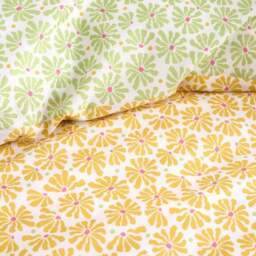 Fusion Retro Daisy Floral Polycotton Duvet Cover & Pillowcase Set - thumbnail 3