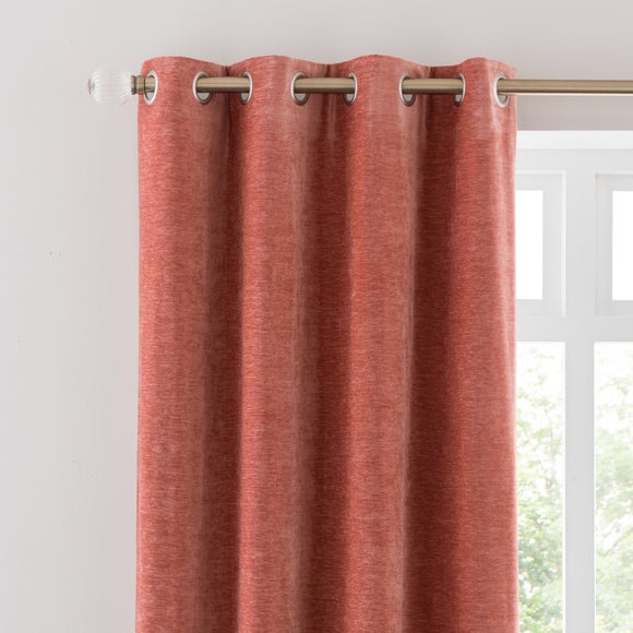 Vintage Chenille Eyelet Curtains - image 1