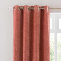 Vintage Chenille Eyelet Curtains - thumbnail 1