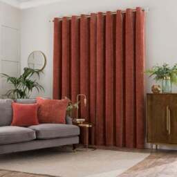 Vintage Chenille Eyelet Curtains - thumbnail 4