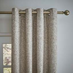 Lorna Boucle Thermal Eyelet Curtains - thumbnail 1
