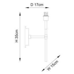 Vogue Holden Wall Light Fitting - thumbnail 6