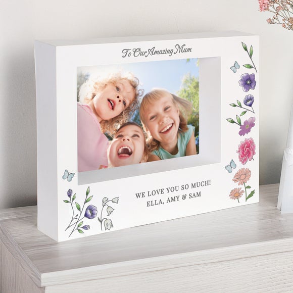 Personalised Wildflower Box Photo Frame - image 1