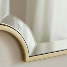 Safi Arched Bevelled Edge Wall Mirror - thumbnail 2
