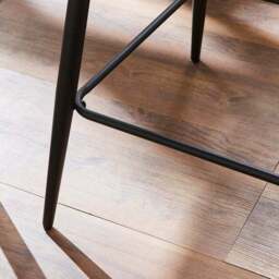 Taylor Counter Height Bar Stool, Natural Fabric - thumbnail 4