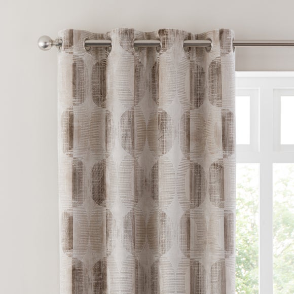 Orion Cut Velvet Eyelet Curtains - image 1