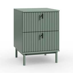 Elsie 2 Drawer Bedside Table - thumbnail 6