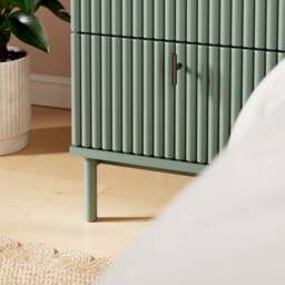 Elsie 2 Drawer Bedside Table - thumbnail 5