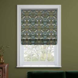 William Morris at Home Strawberry Thief Made To Measure Roman Blind - thumbnail 3