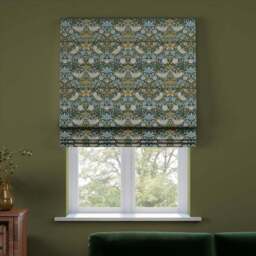 William Morris at Home Strawberry Thief Made To Measure Roman Blind - thumbnail 4
