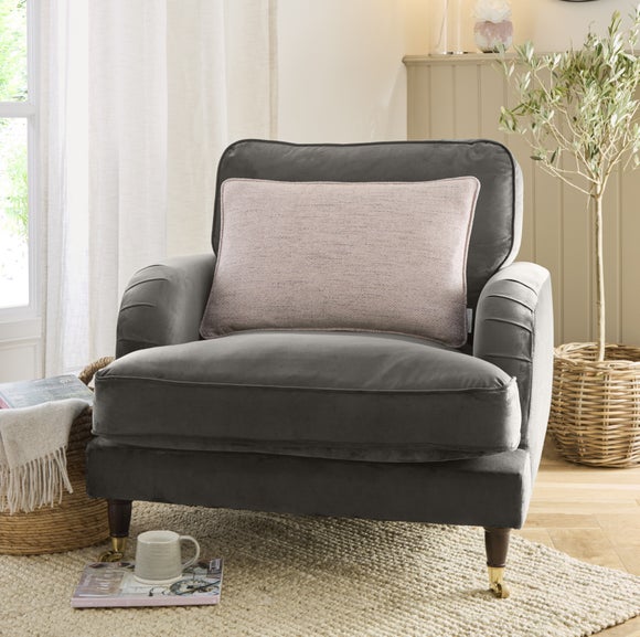 Churchgate Swithland Herringbone Rectangle Cushion Cover - image 1