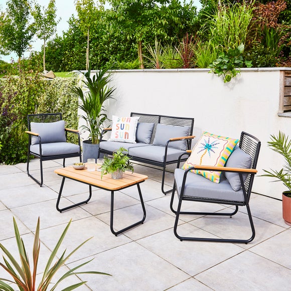 Miami Rope 4 Seater Conversation Set