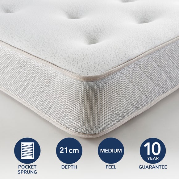 Fogarty Just Right Memory Foam 1000 Pocket Sprung Hybrid Mattress - image 1