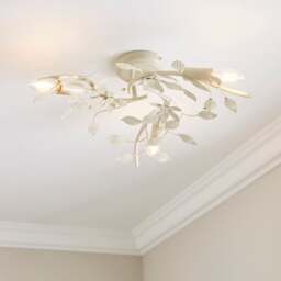 Chantelle Floral 3 Light Flush Ceiling Light - thumbnail 1