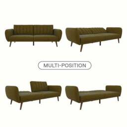 Brittany Linen Double Sofa Bed - thumbnail 4