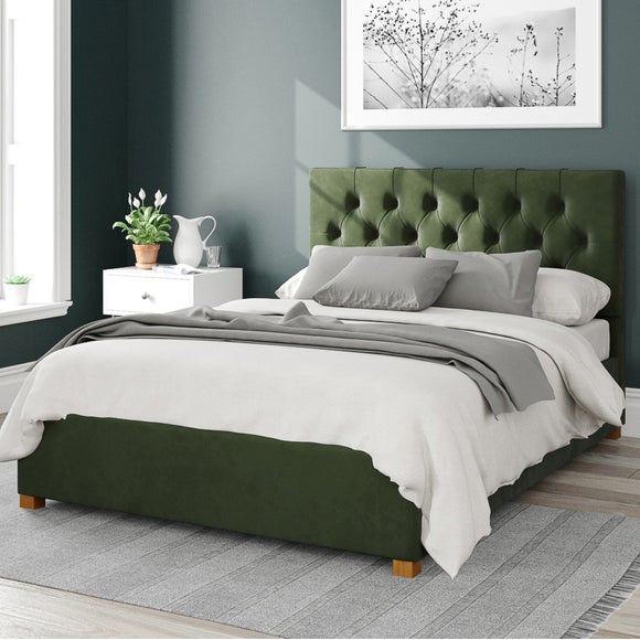 Olivier Plush Velvet Ottoman Bed Frame - image 1