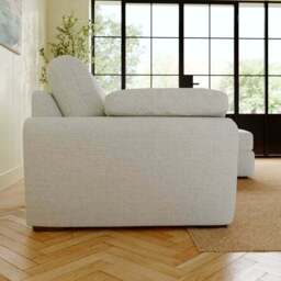 Milton Textured Chenille Corner Chaise Sofa - thumbnail 3