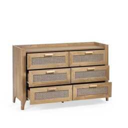Sydney 6 Drawer Wide Chest - thumbnail 3
