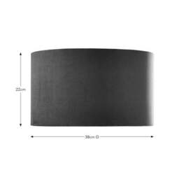 Nesa Velvet Drum Lamp Shade - thumbnail 5