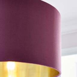 Nesa Velvet Drum Lamp Shade - thumbnail 3