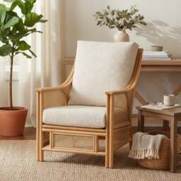 Desser Chester Rattan Armchair - thumbnail 1