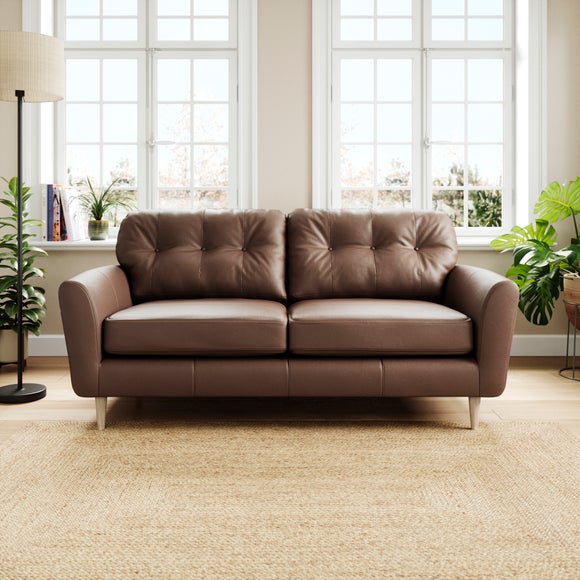 Sven Classic Leather 3 Seater Sofa - image 1