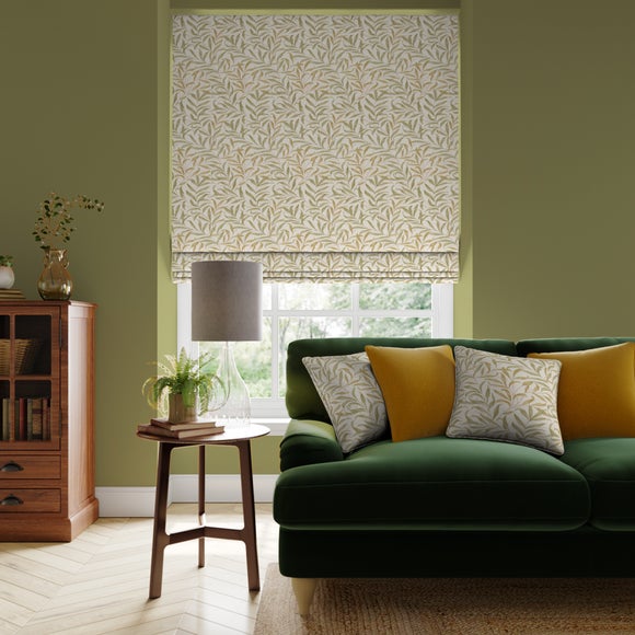 William Morris At Home Willow Bough Embroidery Made to Measure Roman Blind - image 1