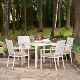 Pacific Lifestyle Aruba Outdoor 4 Seater Dining Set - thumbnail 1