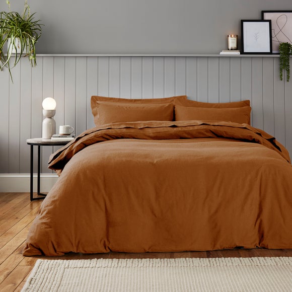 Soft & Cosy Luxury 100% Brushed Cotton Duvet Cover & Pillowcase Set - image 1