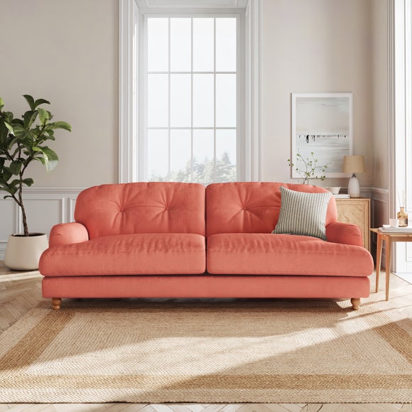 Martha Matte Plush Velvet 4 Seater Sofa - image 1