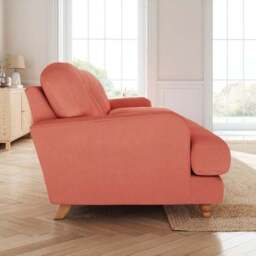 Martha Matte Plush Velvet 4 Seater Sofa - thumbnail 2