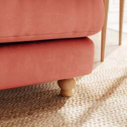 Martha Matte Plush Velvet 4 Seater Sofa - thumbnail 4