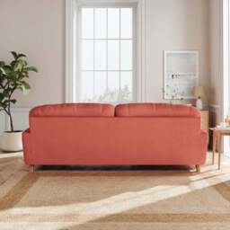 Martha Matte Plush Velvet 4 Seater Sofa - thumbnail 3