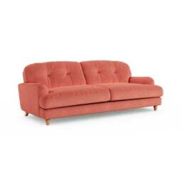 Martha Matte Plush Velvet 4 Seater Sofa - thumbnail 6