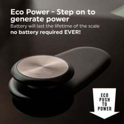Salter Black Eco Power Bathroom Scale - thumbnail 4