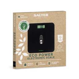 Salter Black Eco Power Bathroom Scale - thumbnail 3