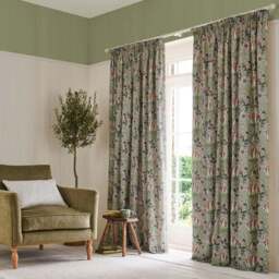 William Morris At Home Artichoke Pencil Pleat Curtains - thumbnail 2