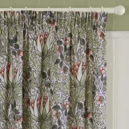 William Morris At Home Artichoke Pencil Pleat Curtains