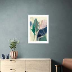 East End Prints Pastel Leaves Print - thumbnail 1