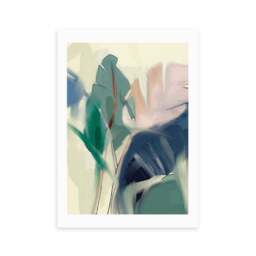 East End Prints Pastel Leaves Print - thumbnail 2