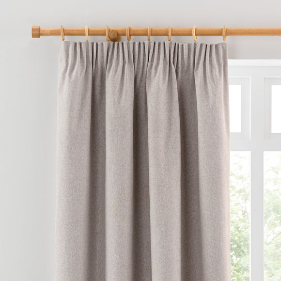 Luna Brushed Pencil Pleat Curtains (Blackout Available) - image 1