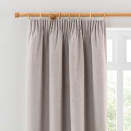 Luna Brushed Pencil Pleat Curtains (Blackout Available) - thumbnail 1