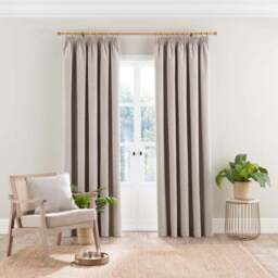 Luna Brushed Pencil Pleat Curtains (Blackout Available) - thumbnail 2