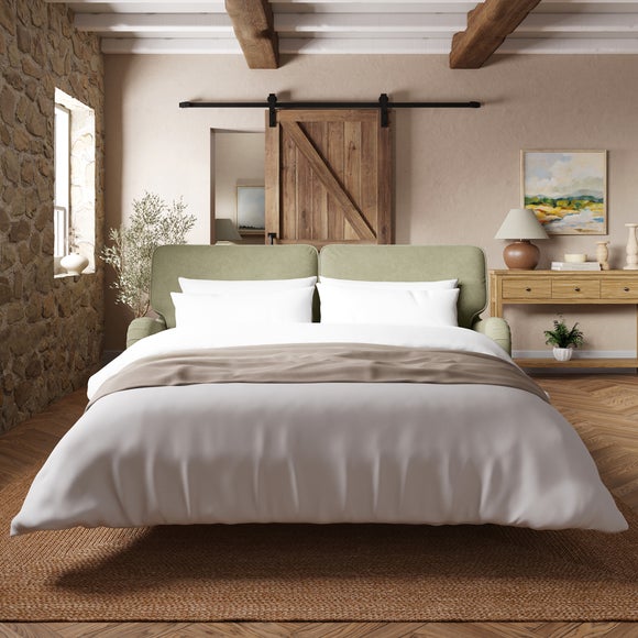 Beatrice II Soft Tonal Chenille 3 Seater Double Sofa Bed - image 1