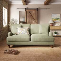 Beatrice II Soft Tonal Chenille 3 Seater Sofa Bed - thumbnail 2