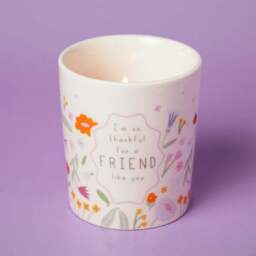 Love Life Friend Like You Lychee & Raspberry Ceramic Candle - thumbnail 3