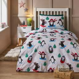 Penguin Duvet Cover & Pillowcase Set - thumbnail 1